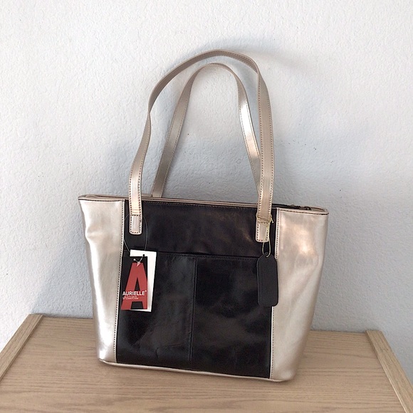 Aurielle Leather Tote Bag - Picture 1 of 6